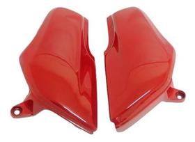 Tampa lateral injetada abs titan 125 1998 á 1999 vermelha
