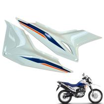 Tampa Lateral Nxr Bros 160 2022 2024 Par de Lateral Lado Esquerdo Bateria e Lado Direito Bateria