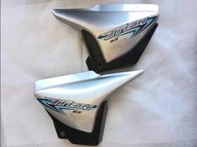 Tampa Lateral + Rabeta Titan 150 Prata 2007 Modelo Original