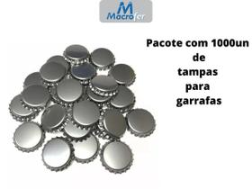 Tampa Metálica para Garrafas PRY-OFF - Pacote com 1000 Unidades