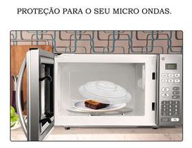 Tampa Microondas Bpa Free Protetora Alimento Comida Cozinha!