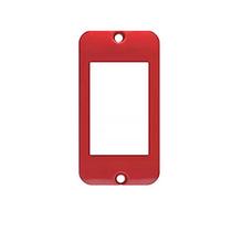 Tampa Modular 3 Postos P/ Condulete 1'' Vermelho TR Masster