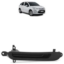 Tampa Moldura Parachoque Dianteiro C3 2013 2014 2015 2016 2017 Preto Drl