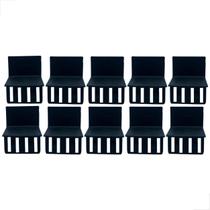 Tampa Montante Suprema Nyl357 Para Perfil C/ 10 Un Preto Tampa Montante Suprema Nyl357 Para Perfil C/ 10 Un Preto