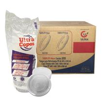 Tampa P/Copo 400Ml 500Ml Copo Isopor 240/300Ml C/Furo C/1000