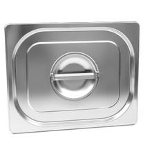 Tampa P/ Cuba Gastronômica Inox Gn 1/2 Sem Recorte Buffet