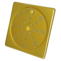 Tampa P/ Ralo Grelha Quadrado 10cm Abre/ Fecha - Dourado Tampa P/ Ralo Grelha Quadrado 10cm Abre/ Fecha - Dourado