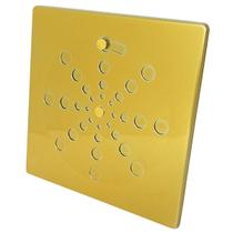 Tampa P/ Ralo Grelha Quadrado 15cm Abre/ Fecha - Dourado Tampa P/ Ralo Grelha Quadrado 15cm Abre/ Fecha - Dourado