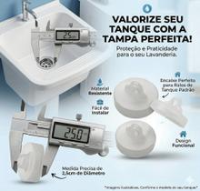Tampa P/ Tanque ou Pia Furação 2,5cm Kit 2unidades Tampa P/ Tanque ou Pia Furação 2,5cm Kit 2unidades