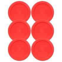 Tampa para Armazenamento de Alimentos Pyrex 7200-PC Vermelha 2 xícaras Pacote com 6 Tampa para Armazenamento de Alimentos Pyrex 7200-PC Vermelha 2 xícaras Pacote com 6