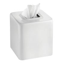 Tampa para caixa de lenços mDesign Unity Collection Steel White Tampa para caixa de lenços mDesign Unity Collection Steel White