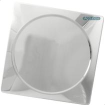 Tampa Para Caixa Sifonada 15x15 Veda Ralo Quadrado Tampa Cega Ralo De Chão 15cm Antiodor Aço Inox Tampão Cano Lavanderia
