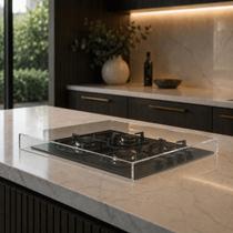 Tampa para Cooktop 4 bocas em Acrílico de 4mm Tampa para Cooktop 4 bocas em Acrílico de 4mm