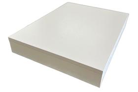 Tampa para Cooktop de 4 Bocas em MDF com 4 lados fechados e dimensões de até 60cm x 51cm cor Branco