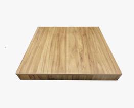Tampa para Cooktop de 5 Bocas em MDF com 4 lados fechados e dimensões de até 51cm x 74cm cor Madeirado Rústico