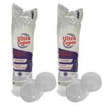 Tampa Para Copo De Isopor 180Ml Sem Furo Pp C/100 Ultra Tampa Para Copo De Isopor 180Ml Sem Furo Pp C/100 Ultra