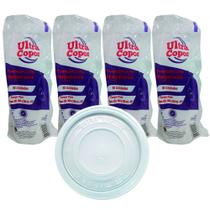 Tampa para copo descartável 200ml 300ml 330ml s/furo c/200 - Ultra copos Tampa para copo descartável 200ml 300ml 330ml s/furo c/200 - Ultra copos