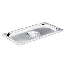 Tampa para Cuba Gastronômica 1/3 Hércules em Aço Inox 33x19 cm