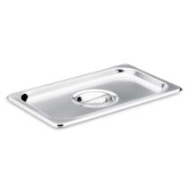 Tampa para Cuba Gastronômica 1/4 Hércules em Aço Inox 27x16 cm