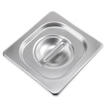 Tampa para Cuba GN 1/6 Aço Inox Sem Recorte Profissional Rechaud Buffet Restaurante Cozinha Gourmet Mix Tampa para Cuba GN 1/6 Aço Inox Sem Recorte Profissional Rechaud Buffet Restaurante Cozinha Gourmet Mix