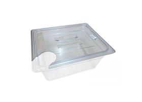 Tampa Para Cuba Policarbonato 1/2 Com Abertura Para Sous Vide CAMBRO - SÓ A TAMPA