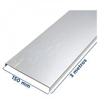 Tampa para Eletrocalha 150mm Zincada Chapa26 3 metros - JEA