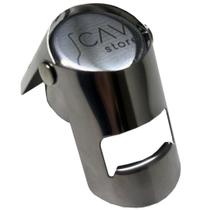 Tampa para Espumante Inox Escovado Vedação Hermética Conserva Borbulhas