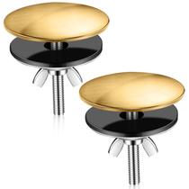 Tampa para furo de pia LEIFIDE 5 cm em aço inoxidável dourado Tampa para furo de pia LEIFIDE 5 cm em aço inoxidável dourado
