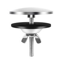 Tampa para furo de pia Quadafy 5 cm em aço inoxidável, 2 polegadas Tampa para furo de pia Quadafy 5 cm em aço inoxidável, 2 polegadas