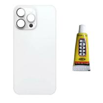 Tampa Para iPhone 13 Pro Mx Branco Cola 3ml Lente
