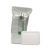 Tampa para Marmitex de Isopor Retangular 3 divisórias 900ml Ultratherm com 50 unidades