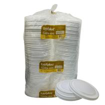 Tampa para Marmitex de Isopor Totalplast Kit Atacado 2x50 (100 Unidades)
