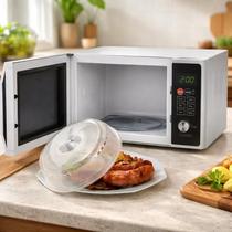 Tampa para micro ondas alta plástico proteção de alimento resistente Plasnorthon Tampa para micro ondas alta plástico proteção de alimento resistente Plasnorthon