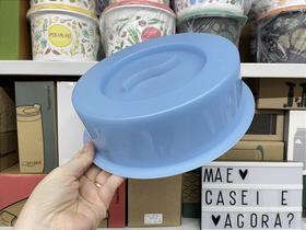 Tampa para Microondas Azul Claro - Tupperware Cristalwave