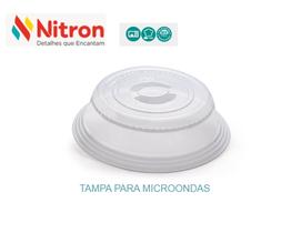 Tampa Para Microondas Proteção De Alimentos Livre Bpa Incolor - Nitron