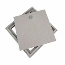 Tampa para Ralo com Aro PP 20x20 Odem Tampa para Ralo com Aro PP 20x20 Odem
