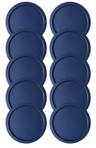 Tampa para Recipiente MRX Solutions Plástico Azul 5" Pacote com 10 Tampa para Recipiente MRX Solutions Plástico Azul 5" Pacote com 10