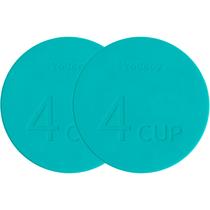 Tampa para Recipiente Yodecy de Silicone 15 cm Kit com 2 Azul-Verde Tampa para Recipiente Yodecy de Silicone 15 cm Kit com 2 Azul-Verde