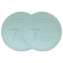 Tampa para Recipiente Yodecy de Silicone 18,5 cm Kit com 2 Azul Pastel Tampa para Recipiente Yodecy de Silicone 18,5 cm Kit com 2 Azul Pastel
