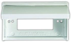Tampa para Tomada JR Products 47515 à Prova de Intempéries Branco Polar Tampa para Tomada JR Products 47515 à Prova de Intempéries Branco Polar