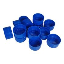 Tampa Para Tubete 3cm Azul Royal Brilhante - 500 Unidades