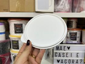 Tampa para Tupperware Caixa 1,1 L - Branca Tampa para Tupperware Caixa 1,1 L - Branca
