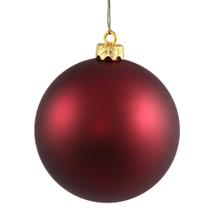 Tampa perfurada UV Ornament Vickerman N593019DMV Matte Ball de 12 cm
