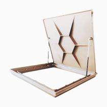 Tampa Piscina Casa De Maquina Rebaixada Em Aluminio 100x100m Bege Escuro