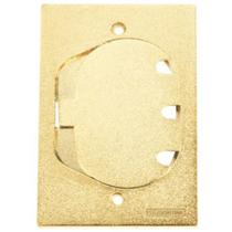 Tampa Piso 4x2 Unha Simples 3 Suportes RJ Dourada TRAMONTINA Tampa Piso 4x2 Unha Simples 3 Suportes RJ Dourada TRAMONTINA