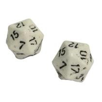 Tampa Pisto L.boy Dados 20 Faces - Preco par - Branco