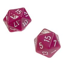 Tampa Pisto L.boy Dados 20 Faces - Preco par - Rosa Tampa Pisto L.boy Dados 20 Faces - Preco par - Rosa