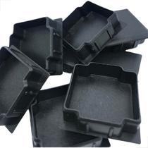 Tampa Plastica Para Tubo Alumínio 50x50 Preto 10 Unidades Tampa Plastica Para Tubo Alumínio 50x50 Preto 10 Unidades