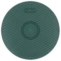 Tampa Polylok 12 Flat (PN: 3017-C) para caixa de distribuição séptica