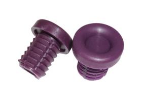 Tampa Ponteira Protetor P/ Manopla Guidão Bike Gios Par Tampa Ponteira Protetor P/ Manopla Guidão Bike Gios Par